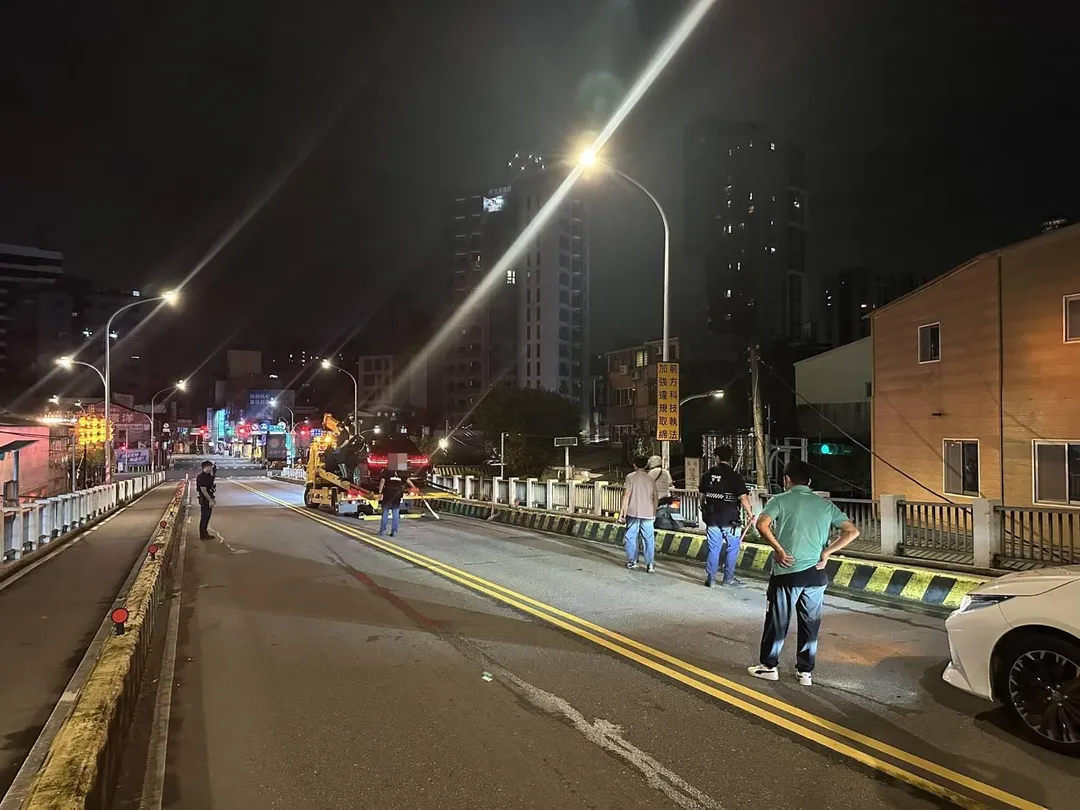 車禍現場。(圖/警方提供)
