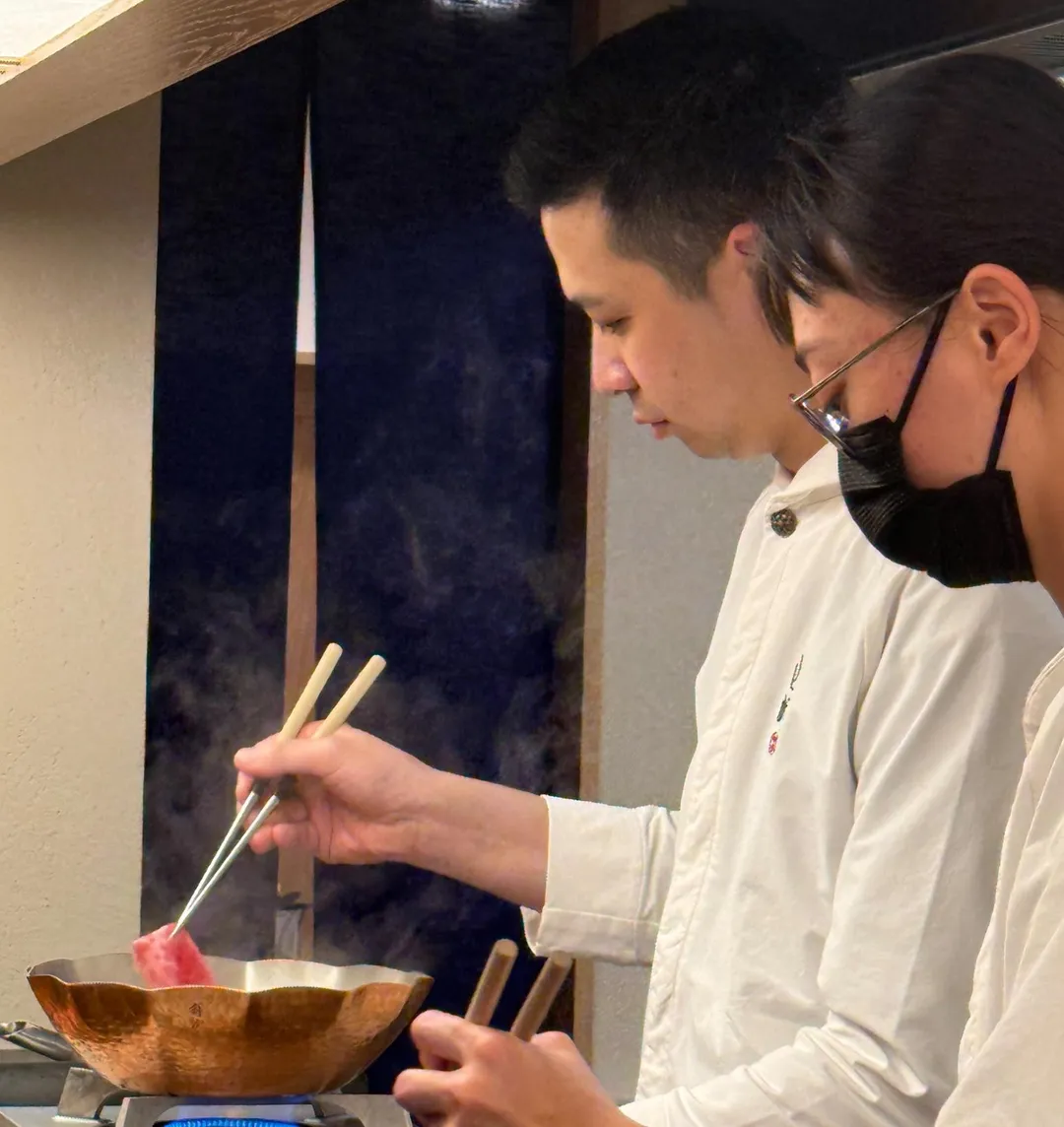 另套菜單的和牛涮。（圖／黃宏輝提供）