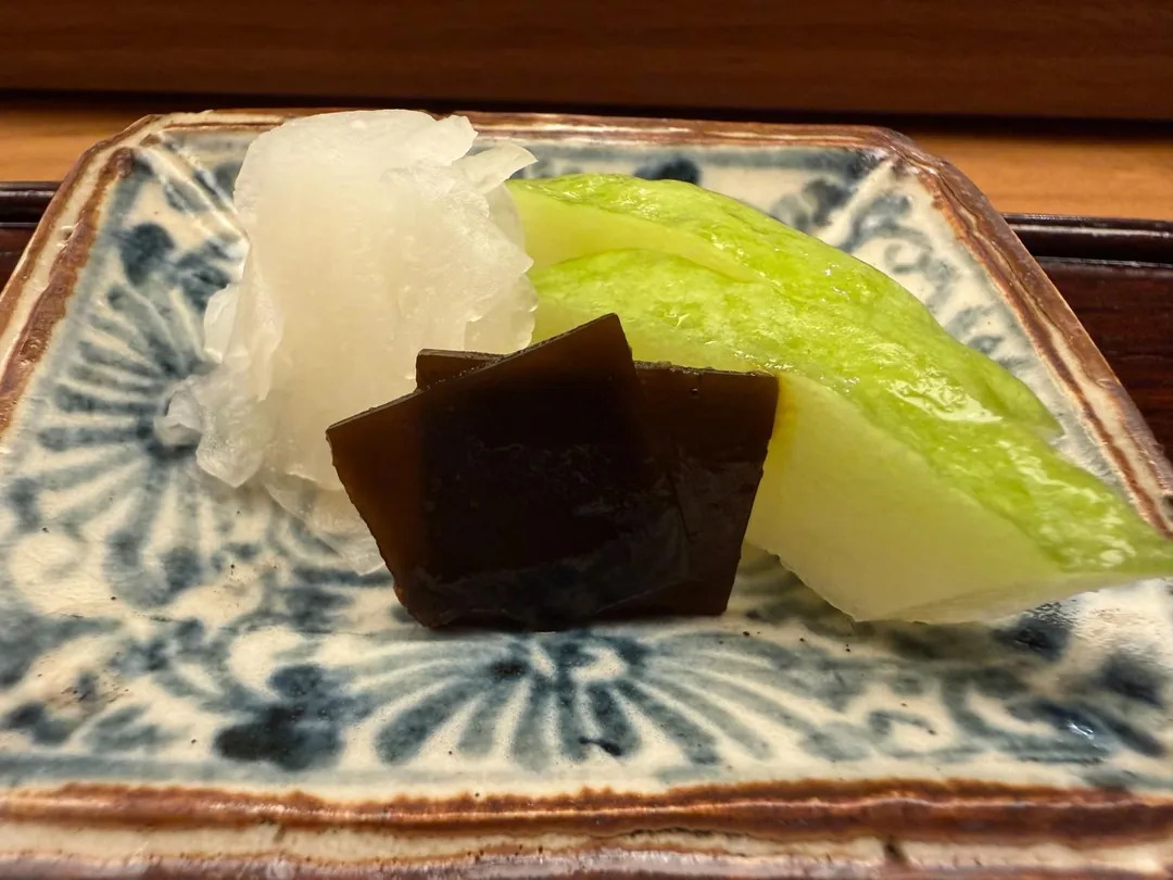 漬物三品。（圖／黃宏輝提供）
