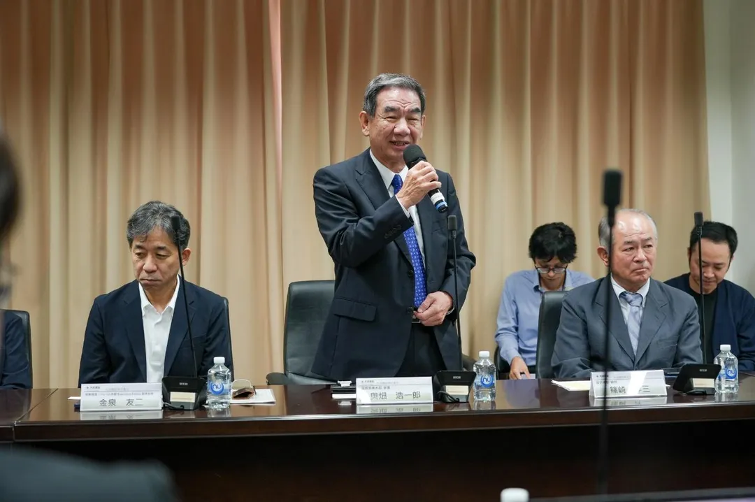 日本大成建設奧畑浩一郎參事致詞。(圖/國家住都中心提供)