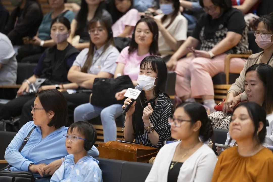 現場來賓提問。(圖/桃園市府提供)