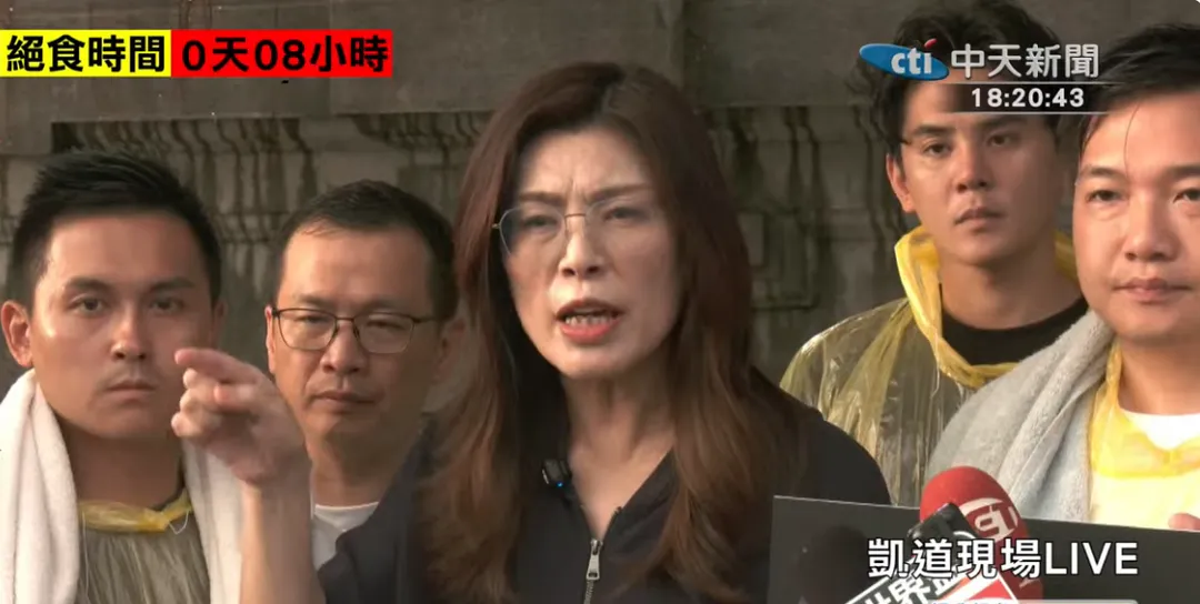 鄭麗文號召725全民上街。（圖／中天新聞）