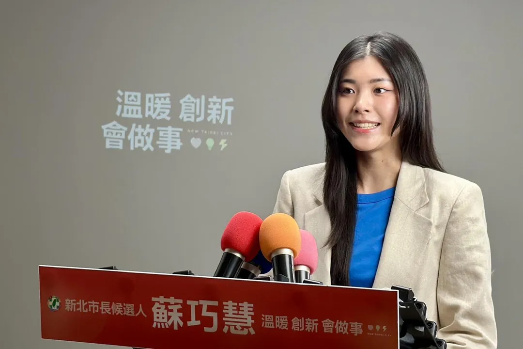 民進黨新北市長參選人蘇巧慧競辦發言人吳思萱。(圖/蘇巧慧競辦提供)