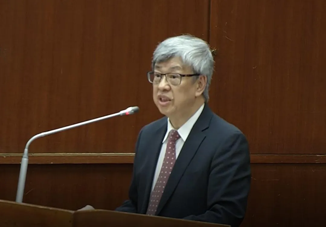 陳建仁。(圖/截自立法院頻道)