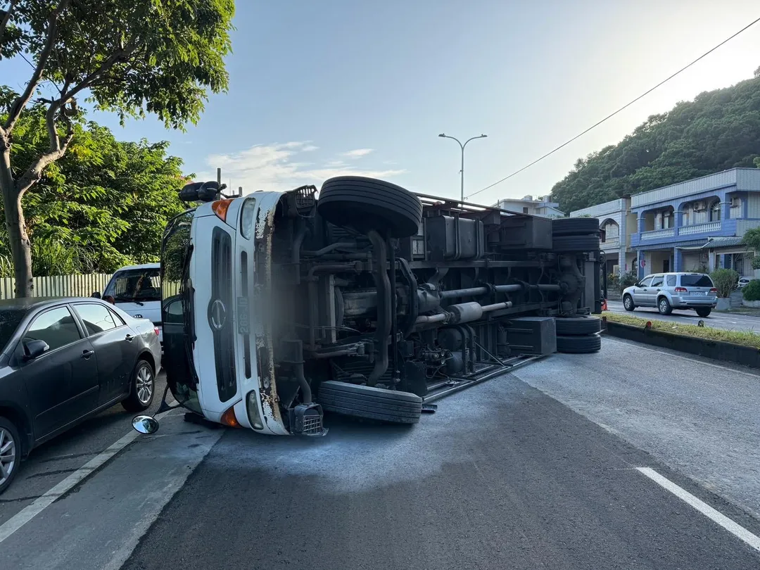 車禍現場。（圖／警方提供）