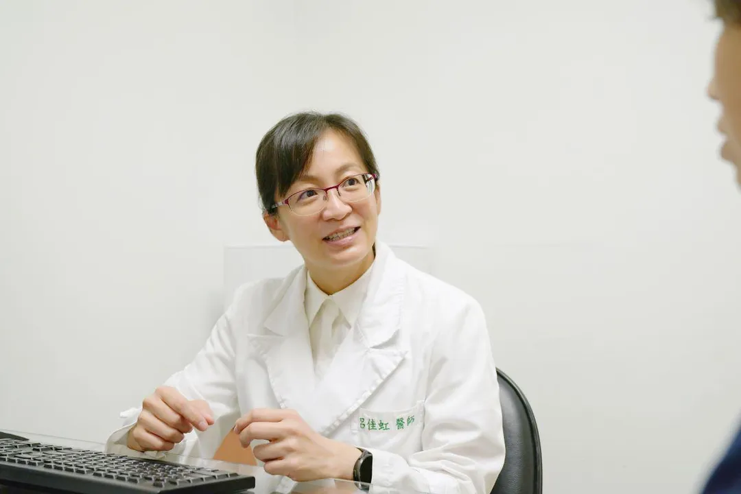 呂佳虹醫師看診示意照。(圖/台北慈濟醫院)