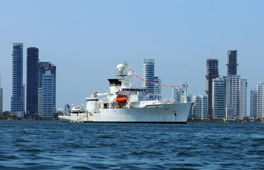 美軍亨森號海測船。(圖/美國海軍)