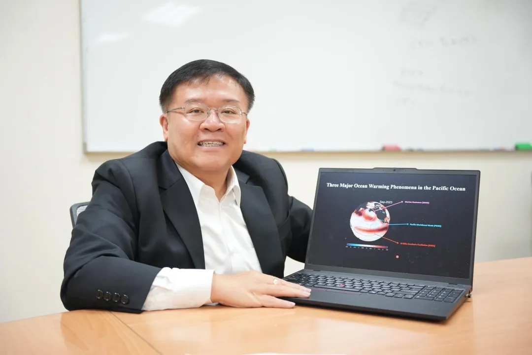 中央大學大氣科學系講座教授余進義最新研究成果榮登國際期刊《ScienceAdvances》。（圖／中央大學提供）
