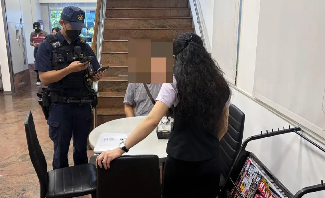 台中市政府警察局第六分局與金融機構人員聯手，連續三天成功攔阻假交友詐騙。（圖／警方提供）