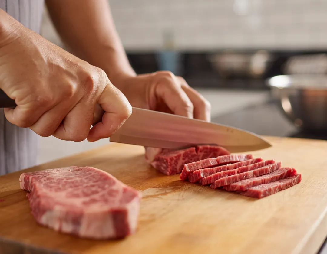 每100克牛里肌肉可提供26克蛋白質，並含有鐵、鋅、維生素B12與肌酸等營養成分。（示意圖／AI生成）