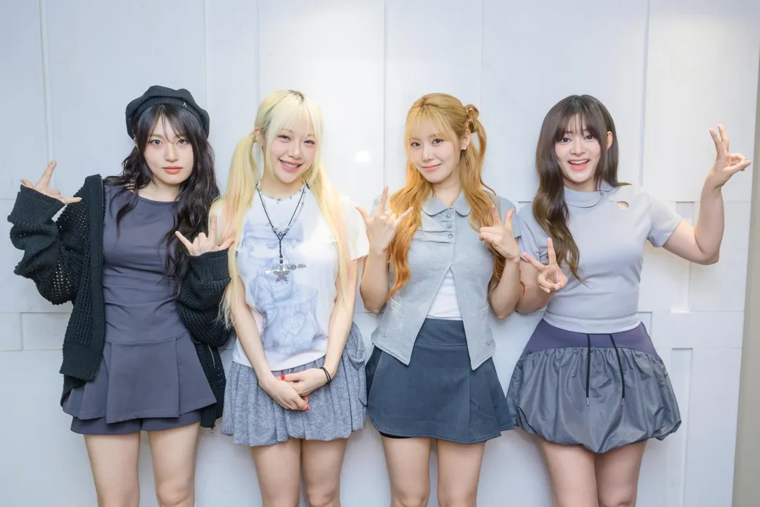 LATENCY成員Heeyeon（左起）、ZZONE、Haeun和Semi出道前已擁有不少人氣。