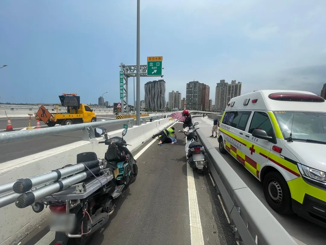 車禍現場。（圖／警方提供）