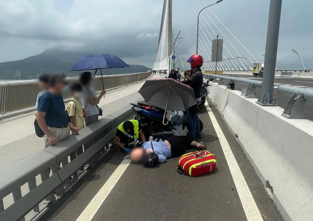 車禍現場。（圖／警方提供）