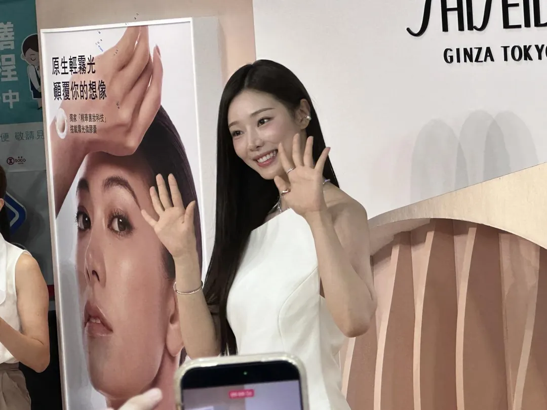 《單身即地獄4》李時安，24日受化妝品品牌之邀二度訪台。（圖／記者 伍映澄 攝）