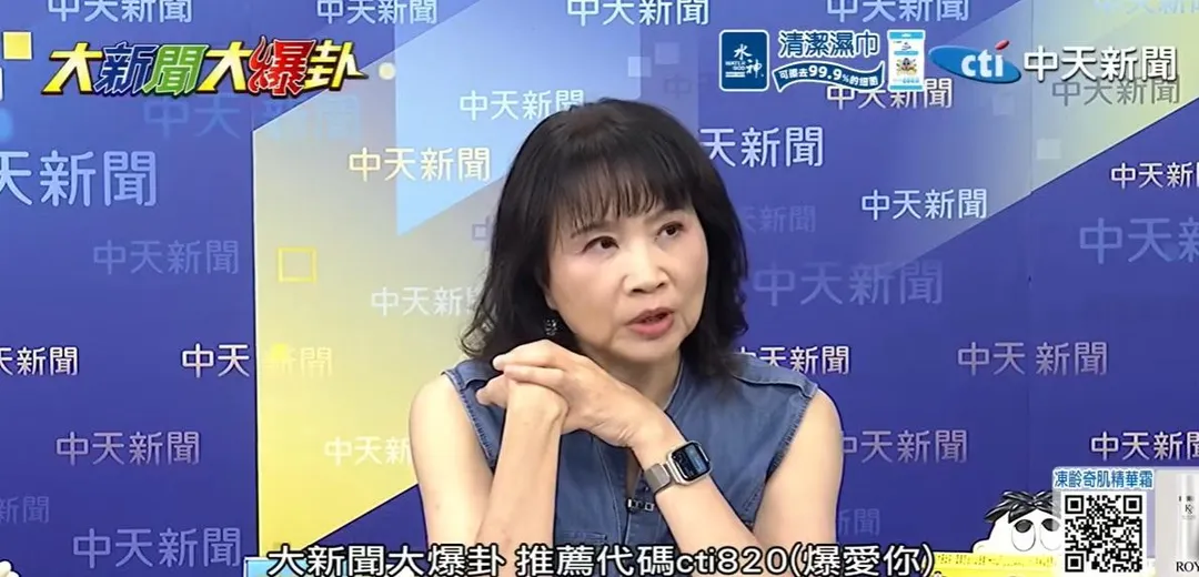 資深媒體人陳鳳馨。（圖／中天新聞）