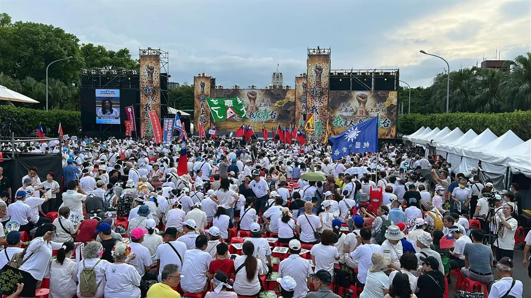 725上凱道反毒油活動。(圖/塗豐駿攝)