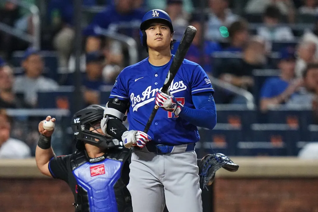 大谷翔平暫時專心打擊。（圖／美聯社）