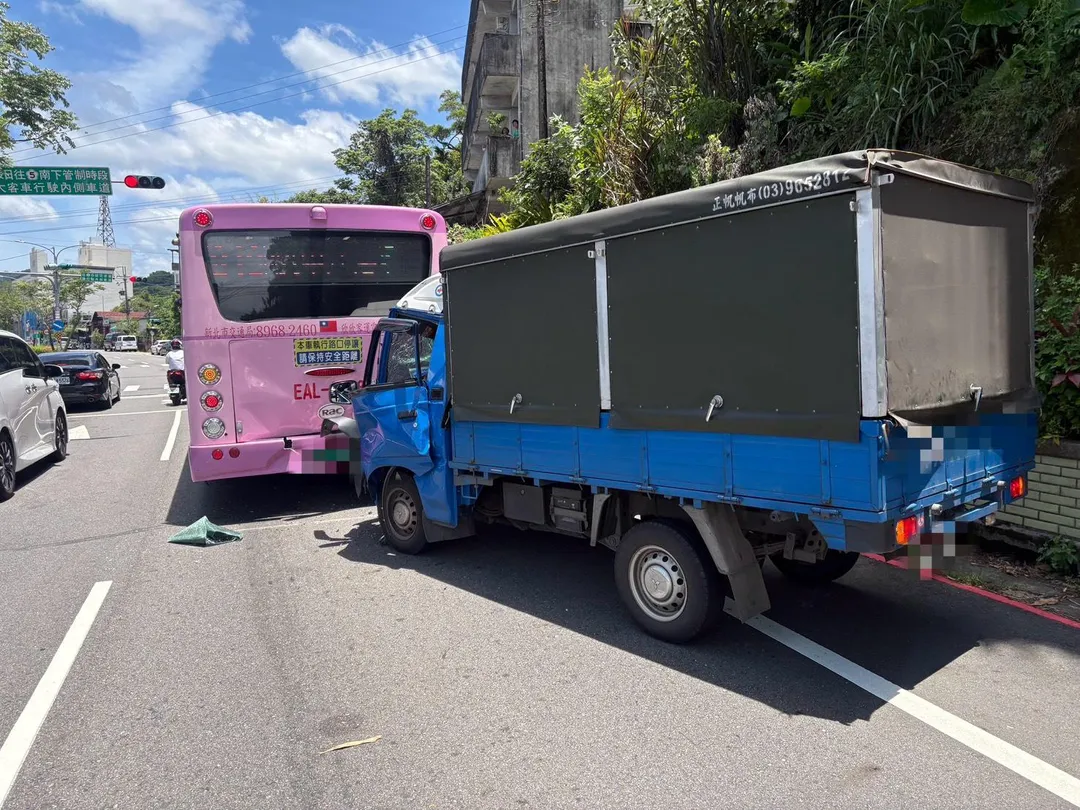 車禍現場。（圖／警方提供）