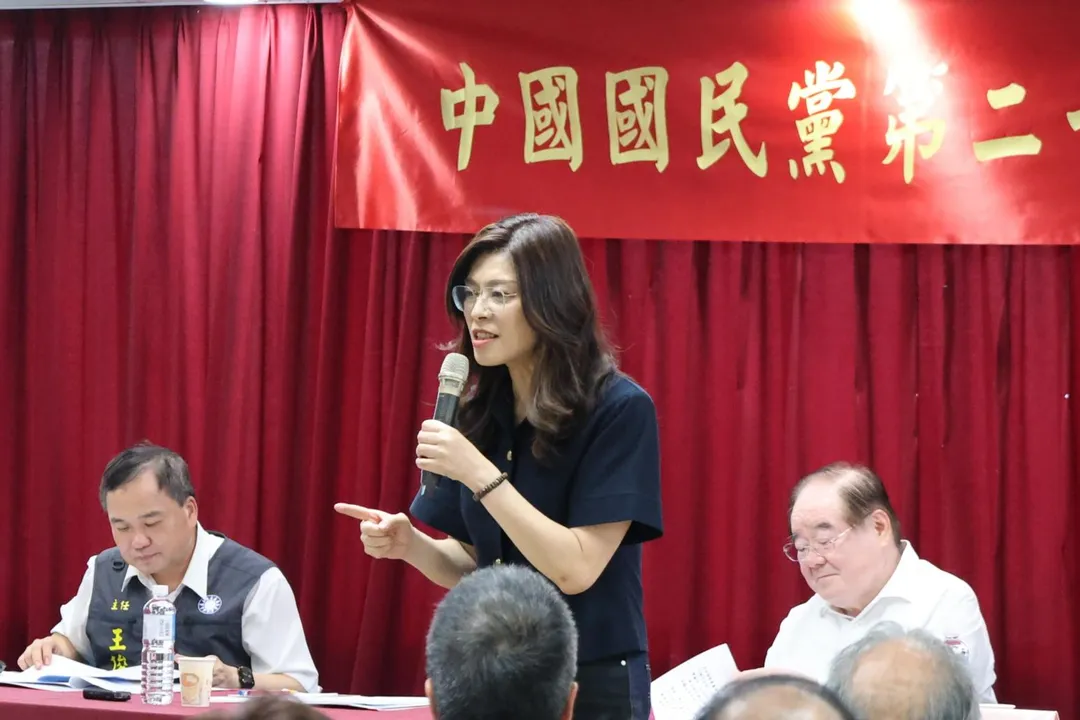 國民黨主席鄭麗文出席中評委會議。（圖／國民黨提供）