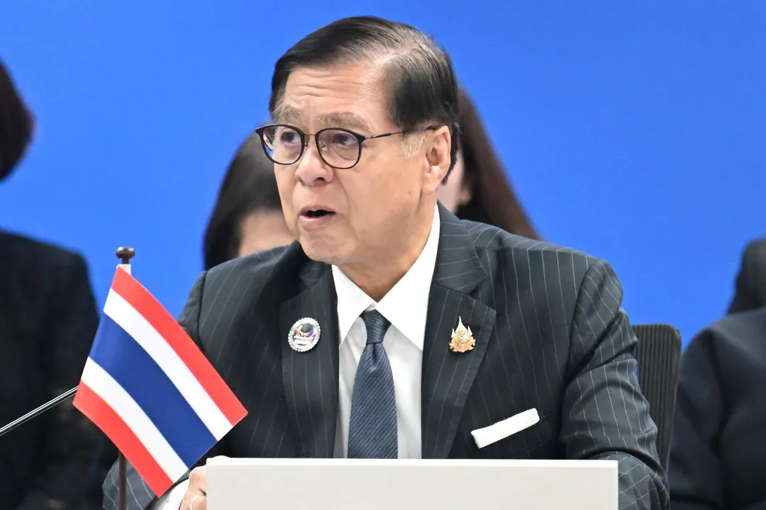 泰國副總理兼外長希哈薩。（圖／美聯社）