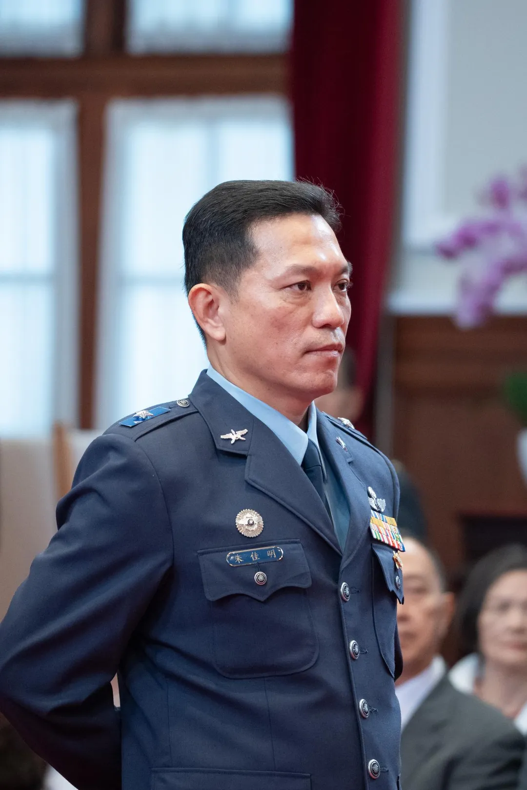 新科少將朱佳明接任空軍飛訓部指揮官。(圖/總統府)