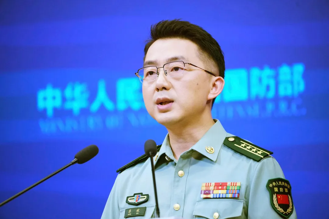 大陸國防部發言人蔣斌。（資料照／美聯社）