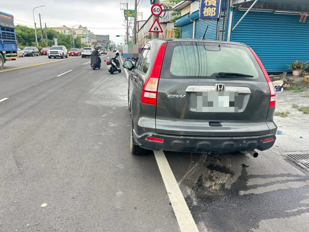高雄市岡山區嘉新東路與成功路口7月31日下午發生一起死亡車禍。（圖／警方提供）