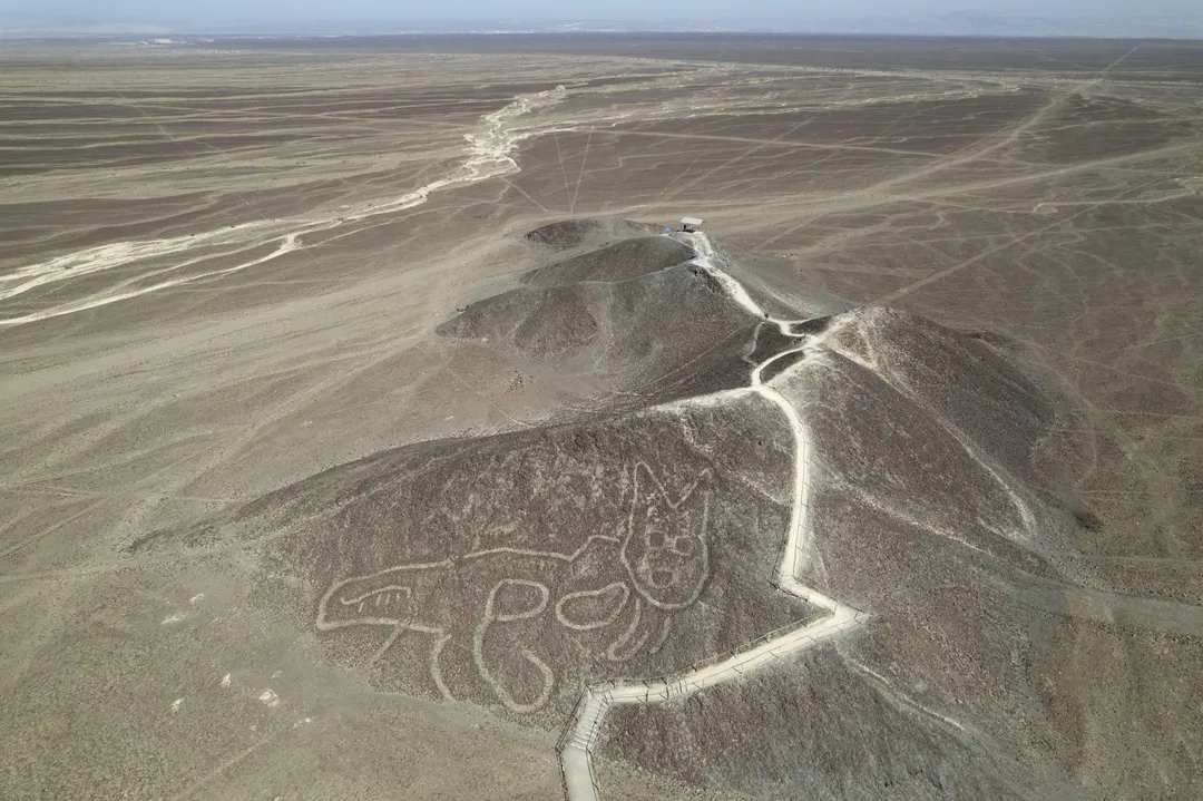 秘魯著名考古遺址納茲卡線（Nazca Lines）。（圖／美聯社）