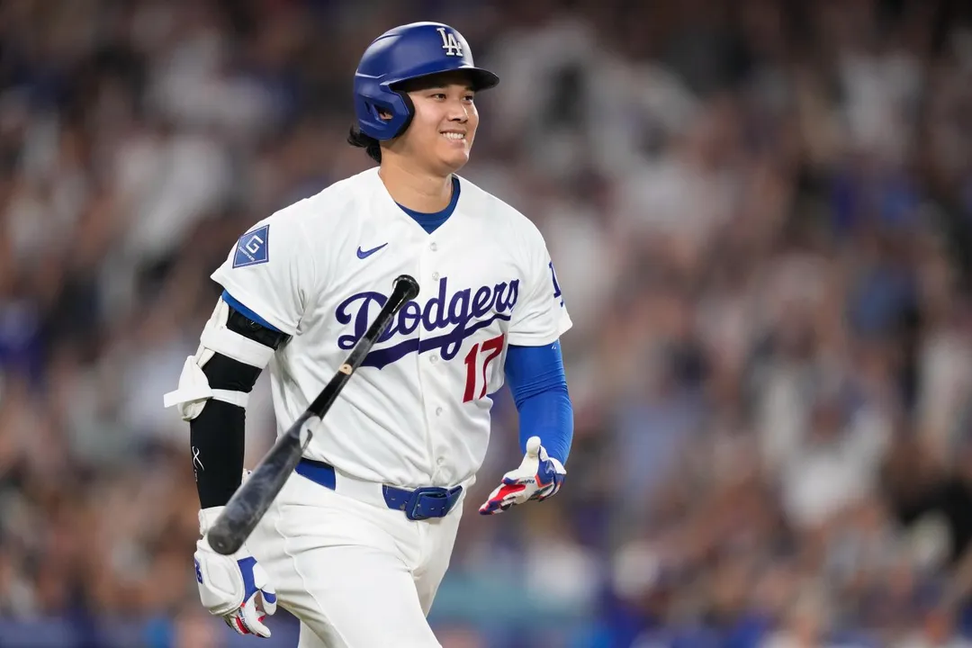 大谷翔平罕見要求取回全壘打球。（圖／美聯社）