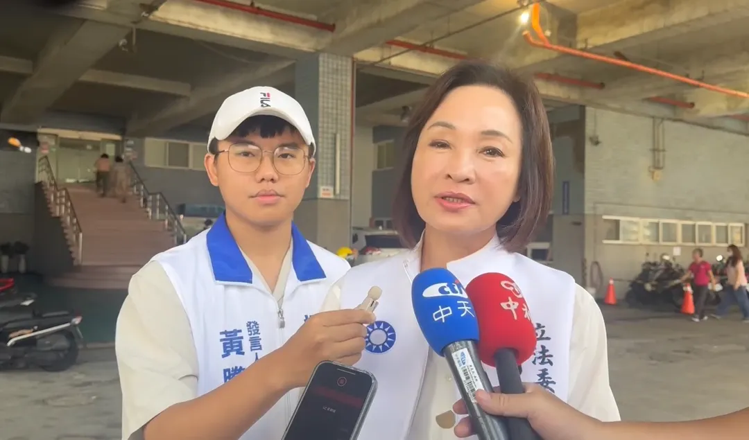 國民黨高雄市長參選人柯志恩（攝自中天新聞）