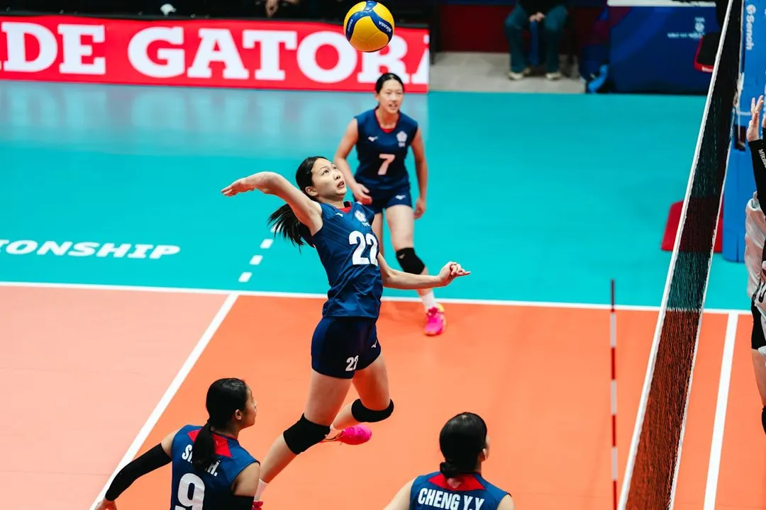 張芸甄攻下9分。(圖/Volleyball World提供)