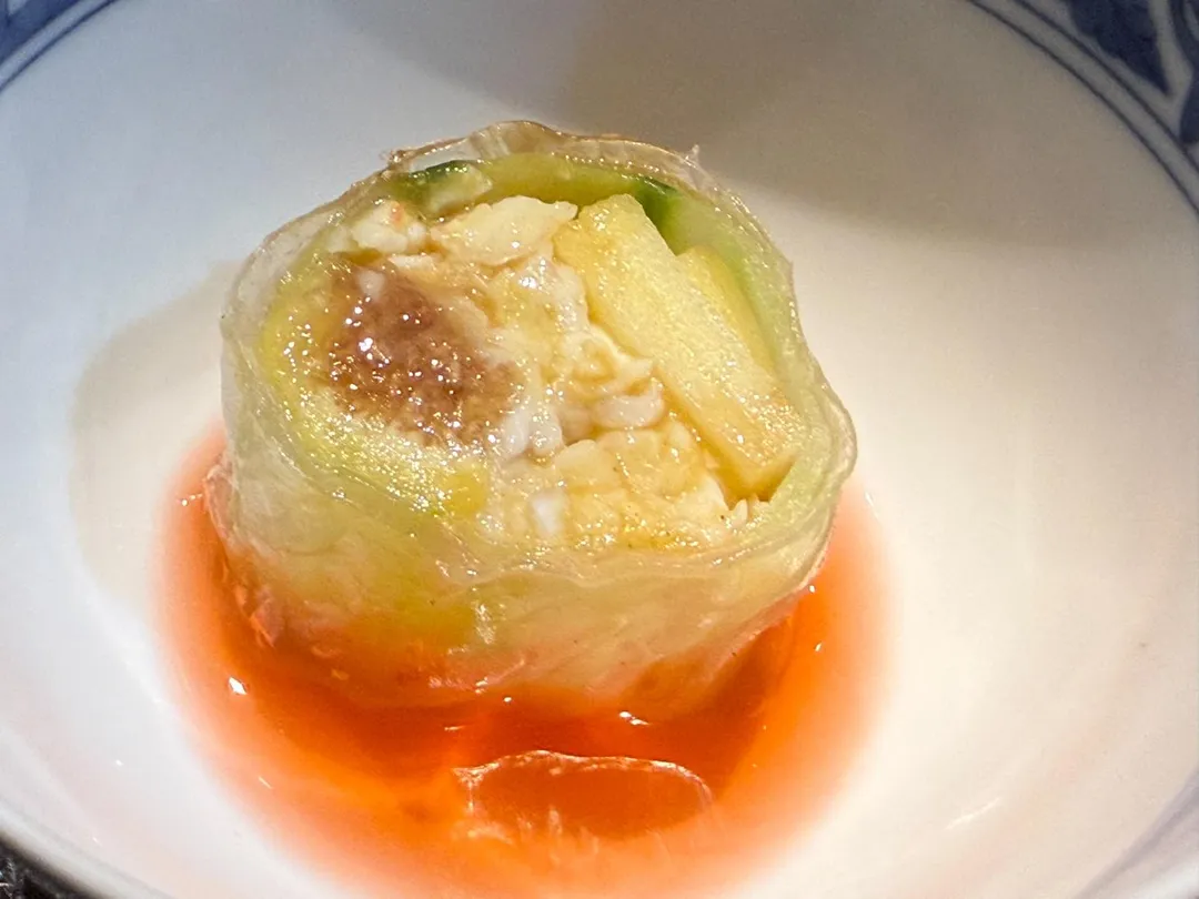 黃瓜薄片捲。（圖／黃宏輝提供）