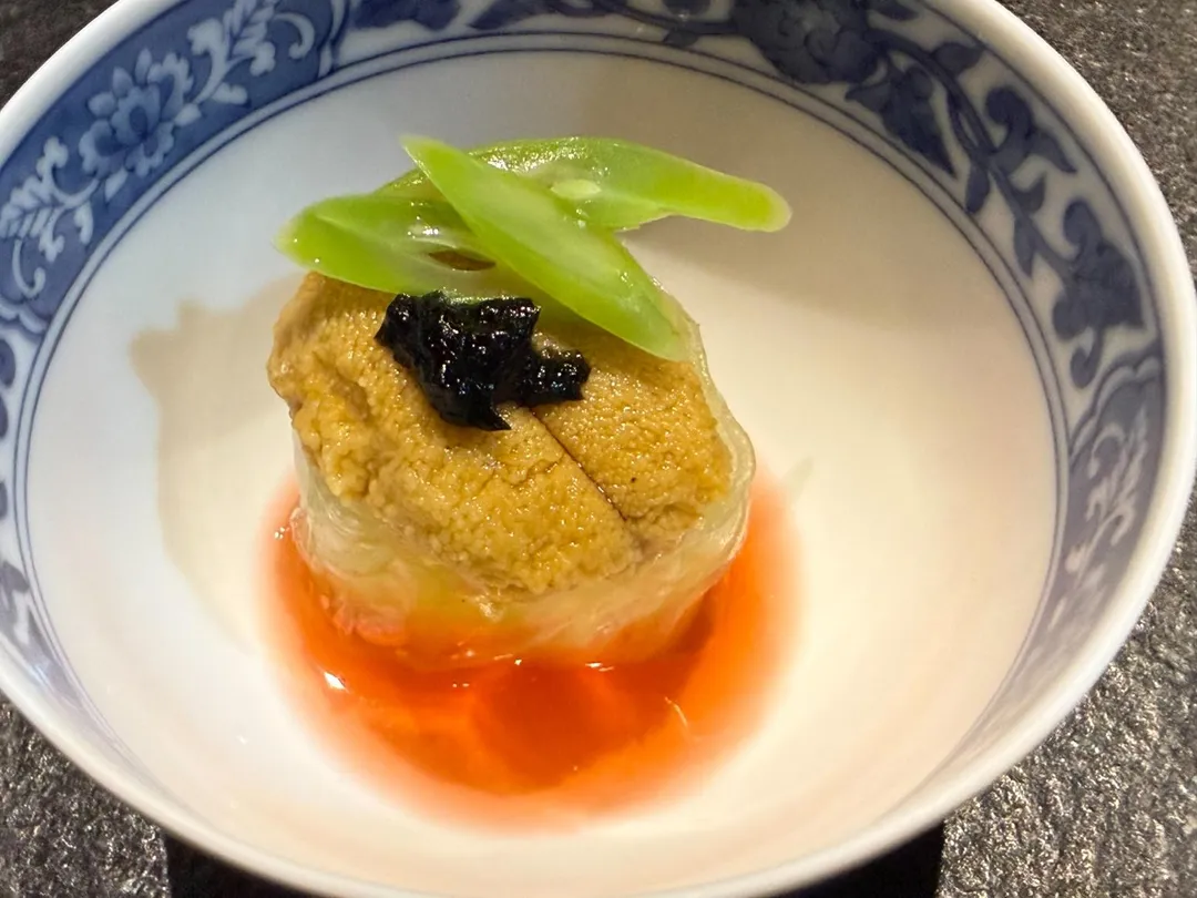 雪場蟹白海膽。（圖／黃宏輝提供）