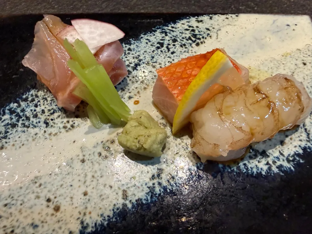 魚生三品。（圖／黃宏輝提供）