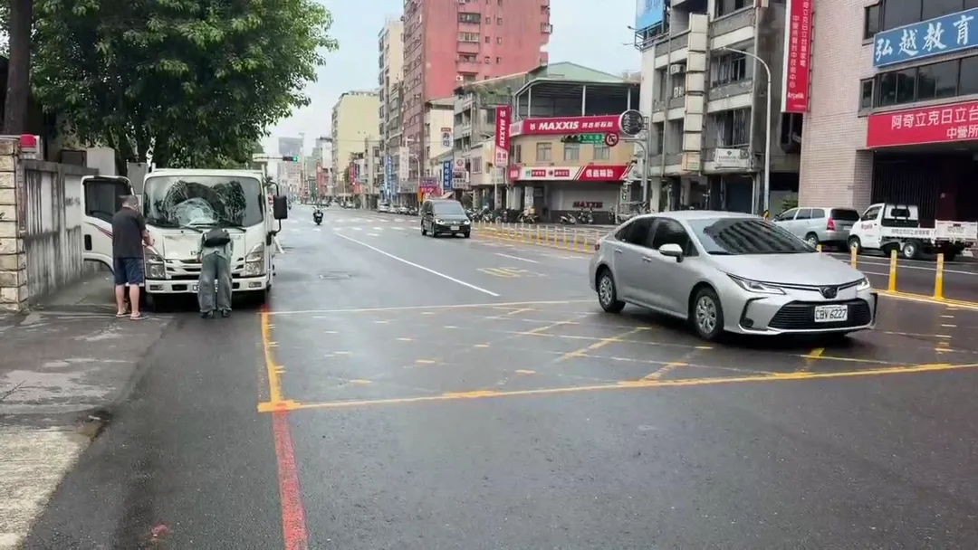 車禍現場。（圖／中天新聞）