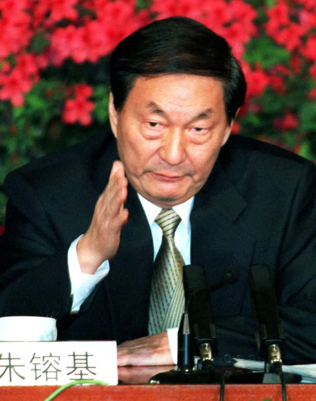 大陸國務院前總理朱鎔基。（圖／路透社）