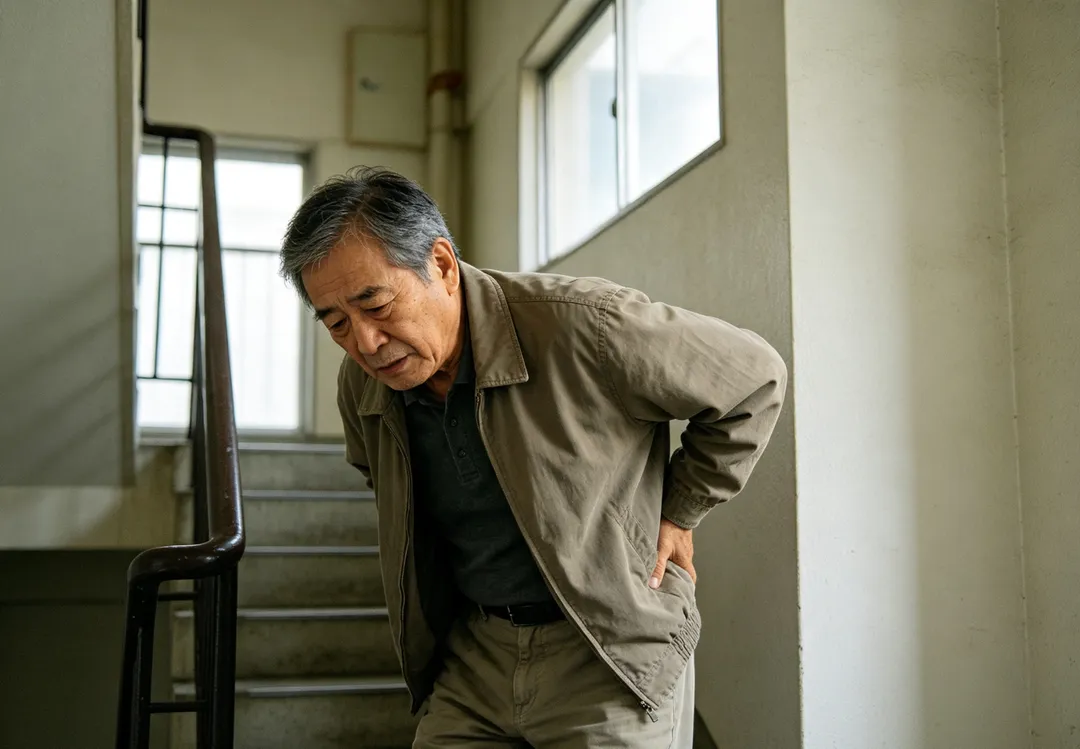一名62歲工廠老闆長年腰痛，進一步接受攝護腺MRI後，竟確診攝護腺癌且已轉移至脊椎。（示意圖，非當事人／AI生成圖）