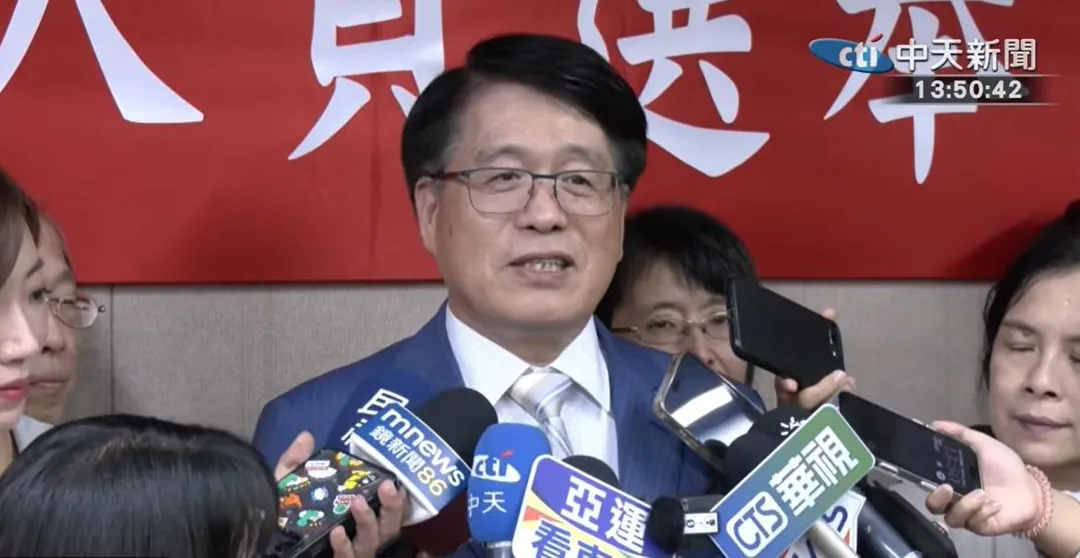 中選會主委游盈隆。（圖／中天新聞）