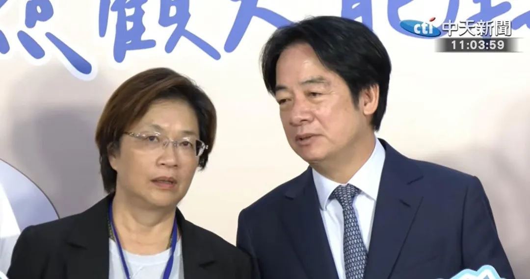 總統賴清德和彰化縣長王惠美同台。(圖/中天新聞)