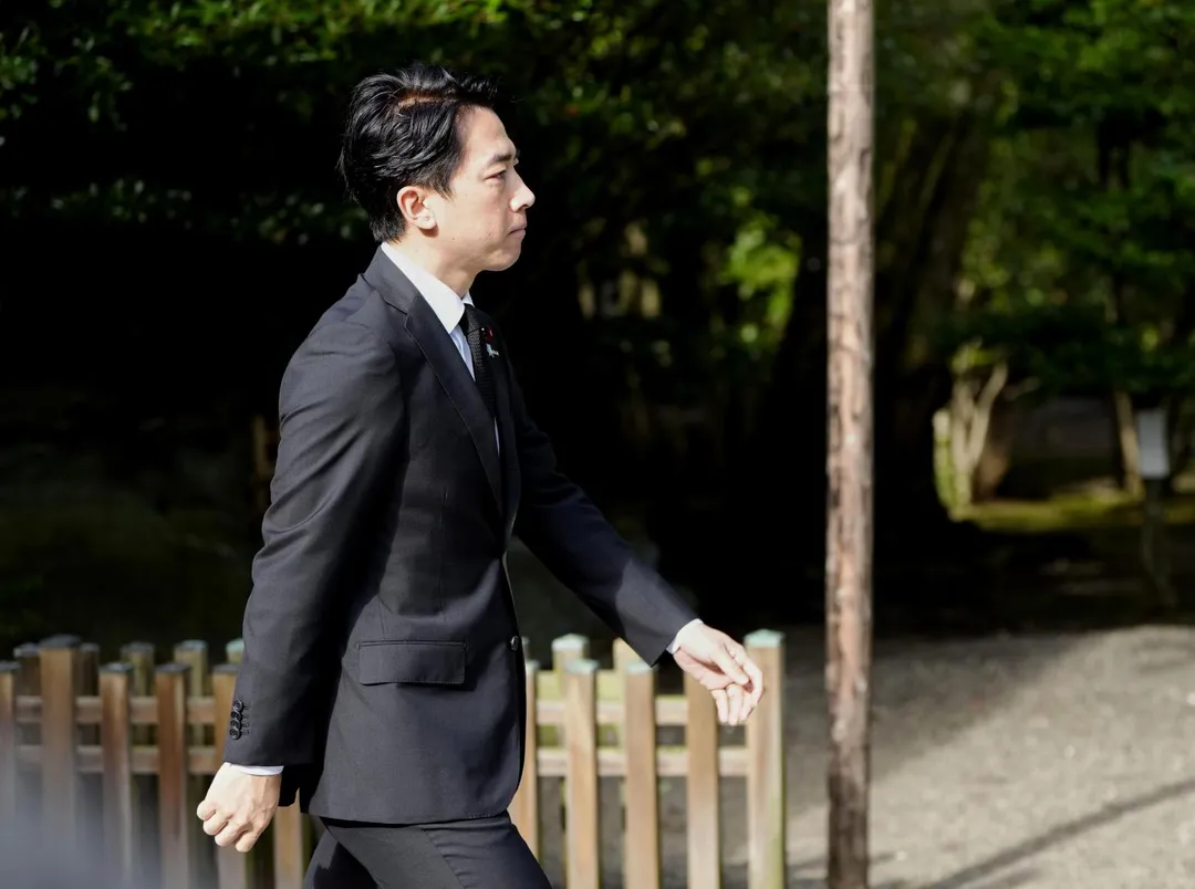 現任防衛大臣小泉進次郎。（圖／美聯社）