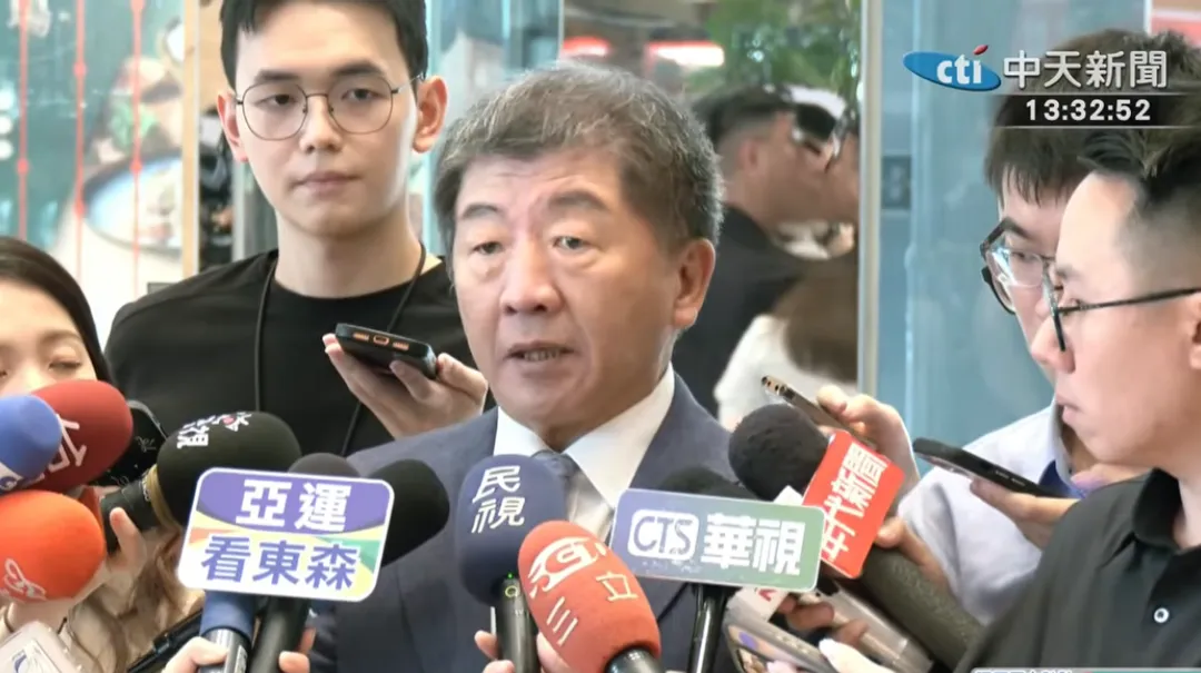 陳時中16日猛攻蔣萬安。（圖／中天新聞）