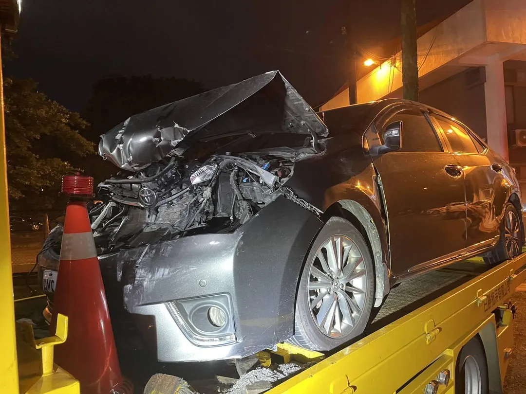 肇事逃逸的阮男開的車。(圖/警方提供)