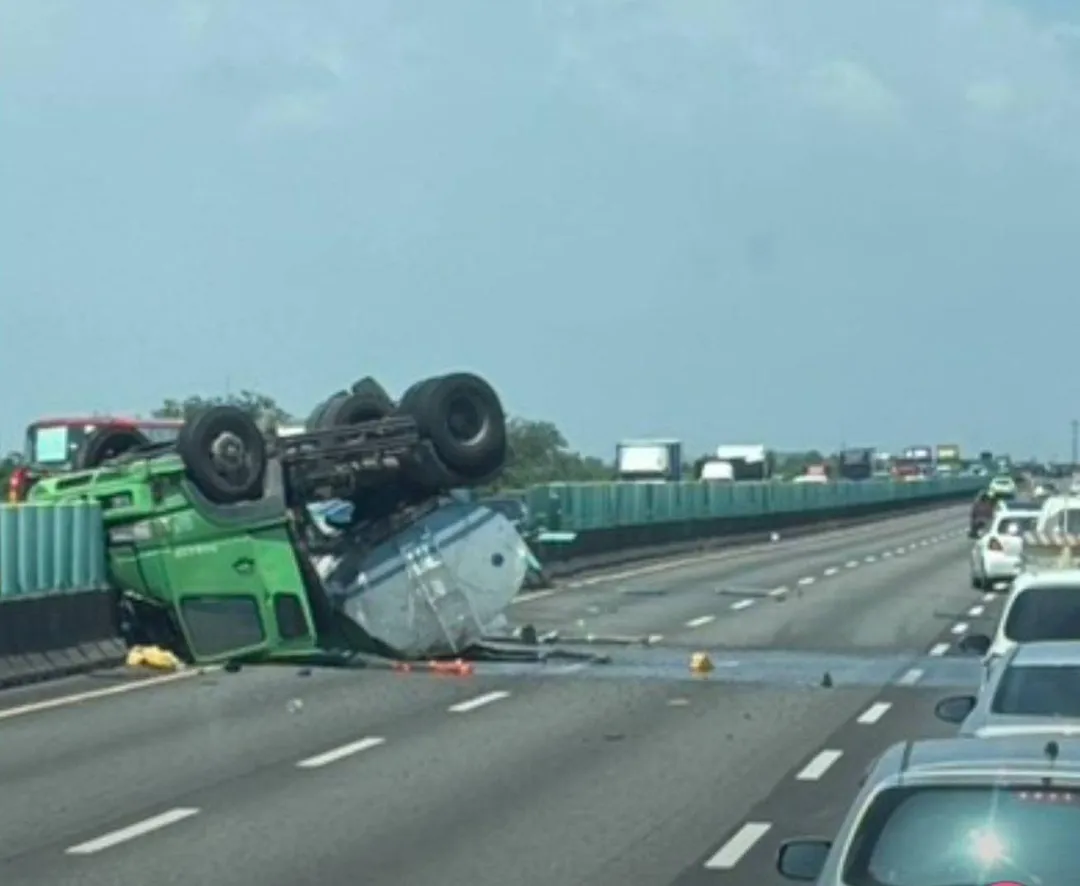 車禍現場。（圖／台南道路救援張家班）