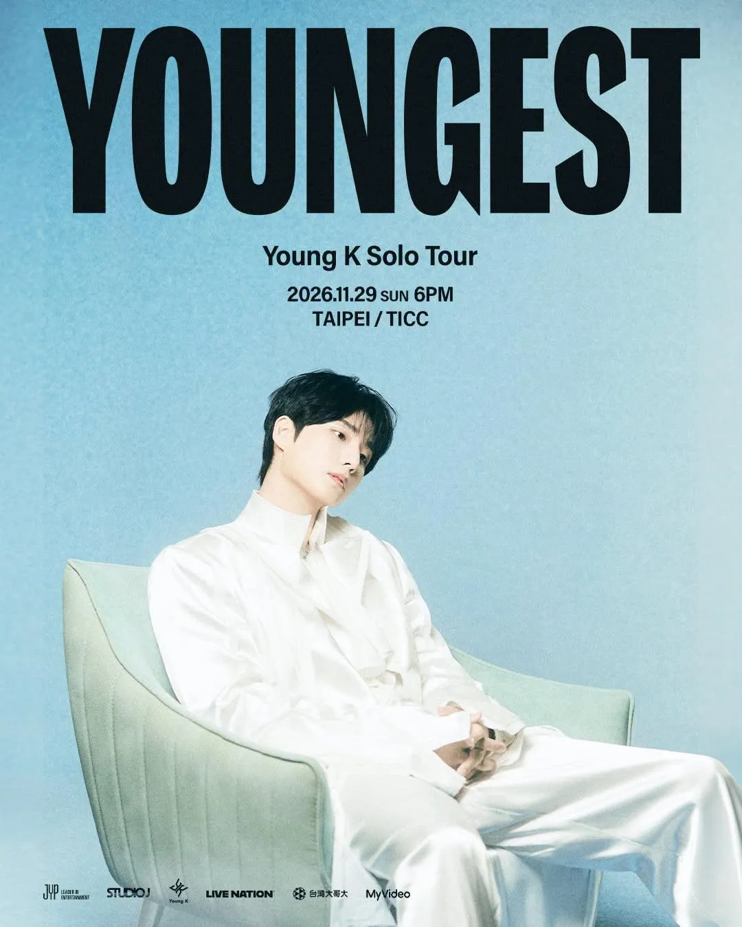 Young K將於11月29日來台開唱。（圖/Live Nation Taiwan 提供）