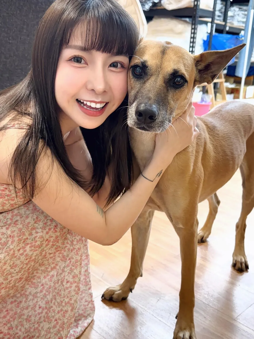 女優Tiny。(圖/翻攝自Tiny IG)