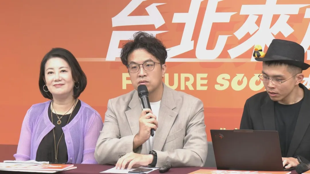 民進黨台北市長參選人沈伯洋。（圖／中天新聞）