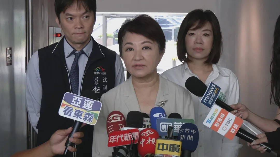 台中市長盧秀燕。（圖／中天新聞）