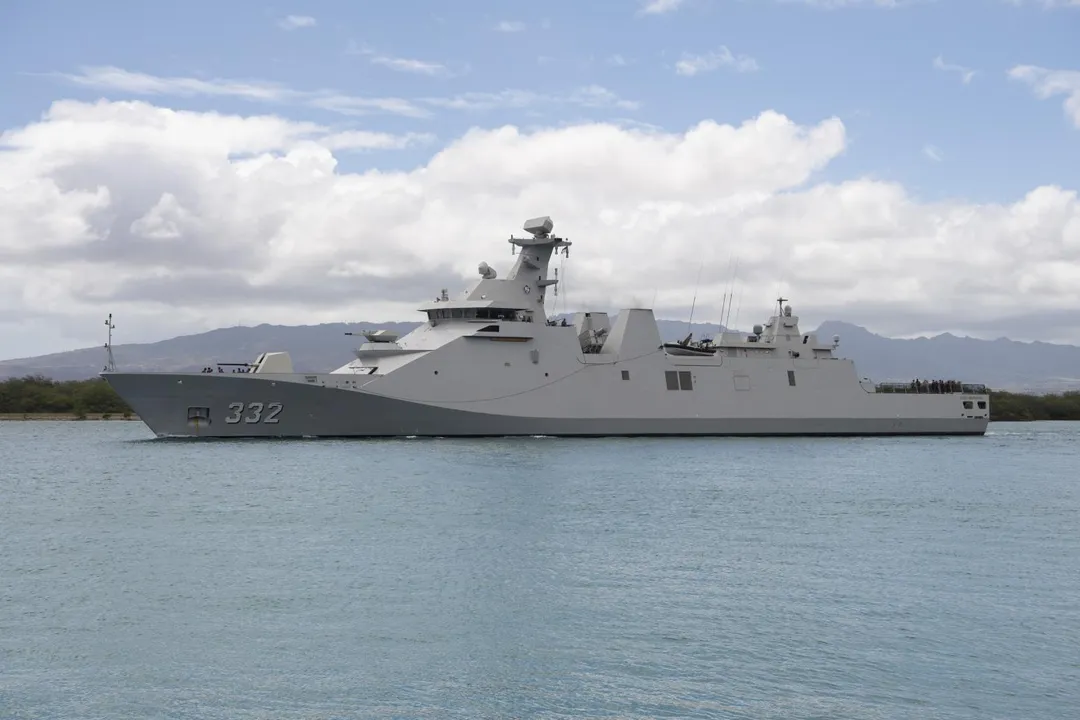 印尼海軍的萊號巡防艦。(圖/美國海軍)