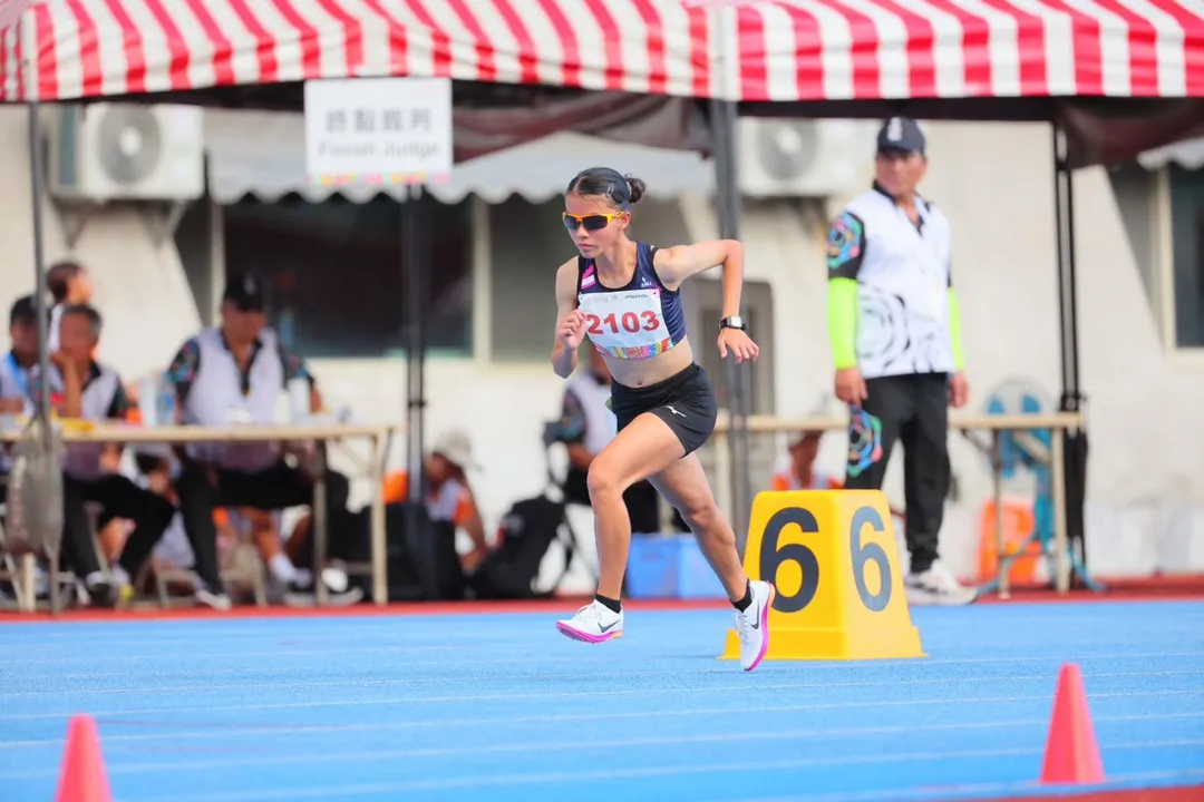 新北新泰國中林芃萱女子800公尺銅牌。（圖／新北市政府體育局）