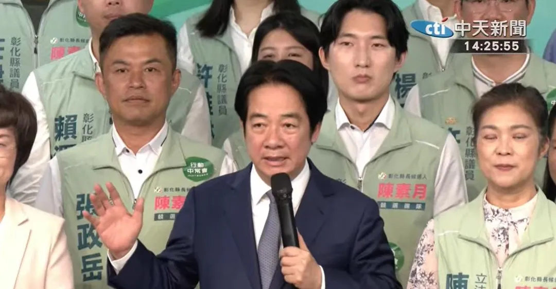 總統兼民進黨主席賴清德。(圖/中天新聞)